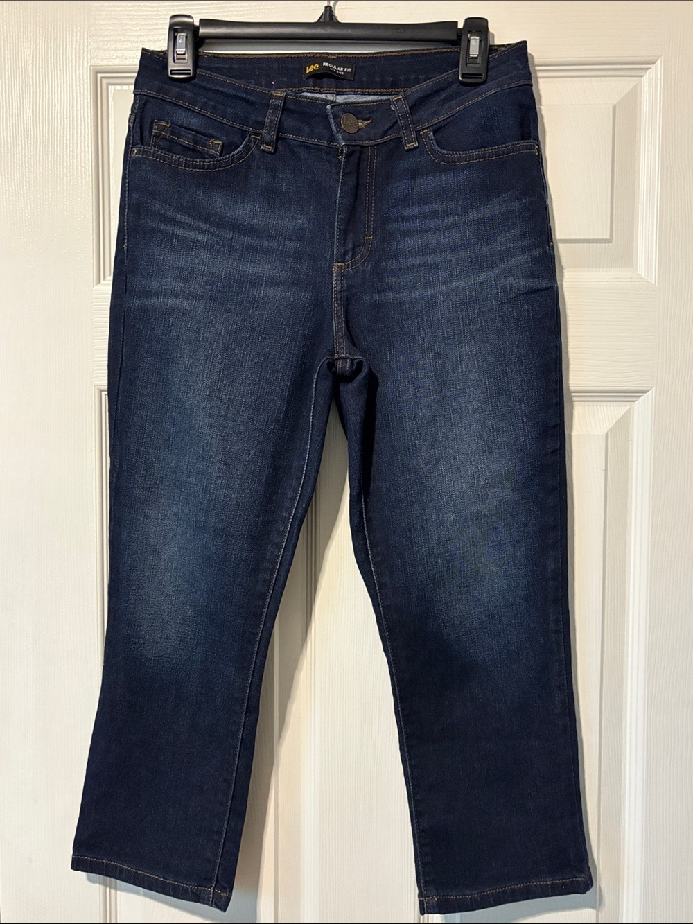 Lee women’s Dark Indigo Regular Fit Jeans